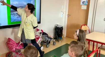 PIERWSZY DZIEŃ WIOSNY - "Żabi król"