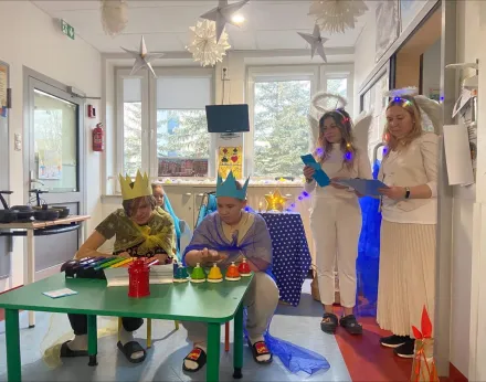 Jasełka w Klinice Pediatrii i Rehabilitacji