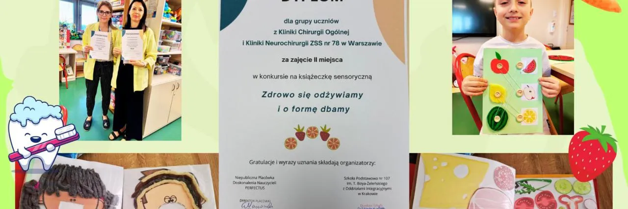 „Zdrowo się odżywiamy i o formę dbamy” – II miejsce dla naszych uczniów!