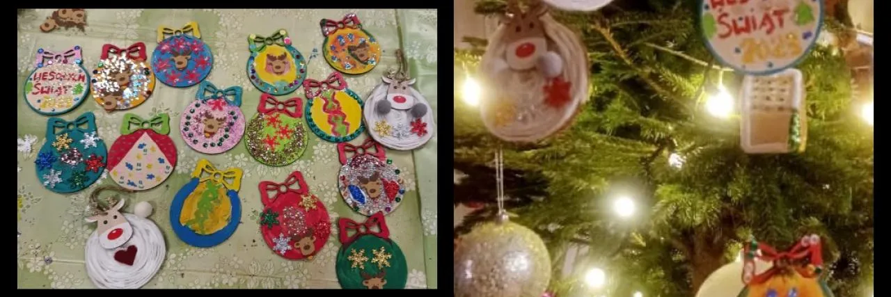 Warsztaty artystyczne pt. Ozdoby choinkowe