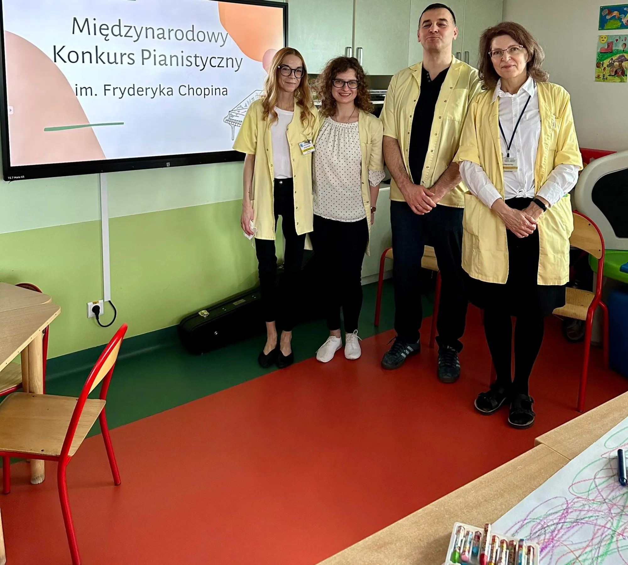 Zajęcia otwarte międzyzespołowe ,,Chopinowską drogą”.