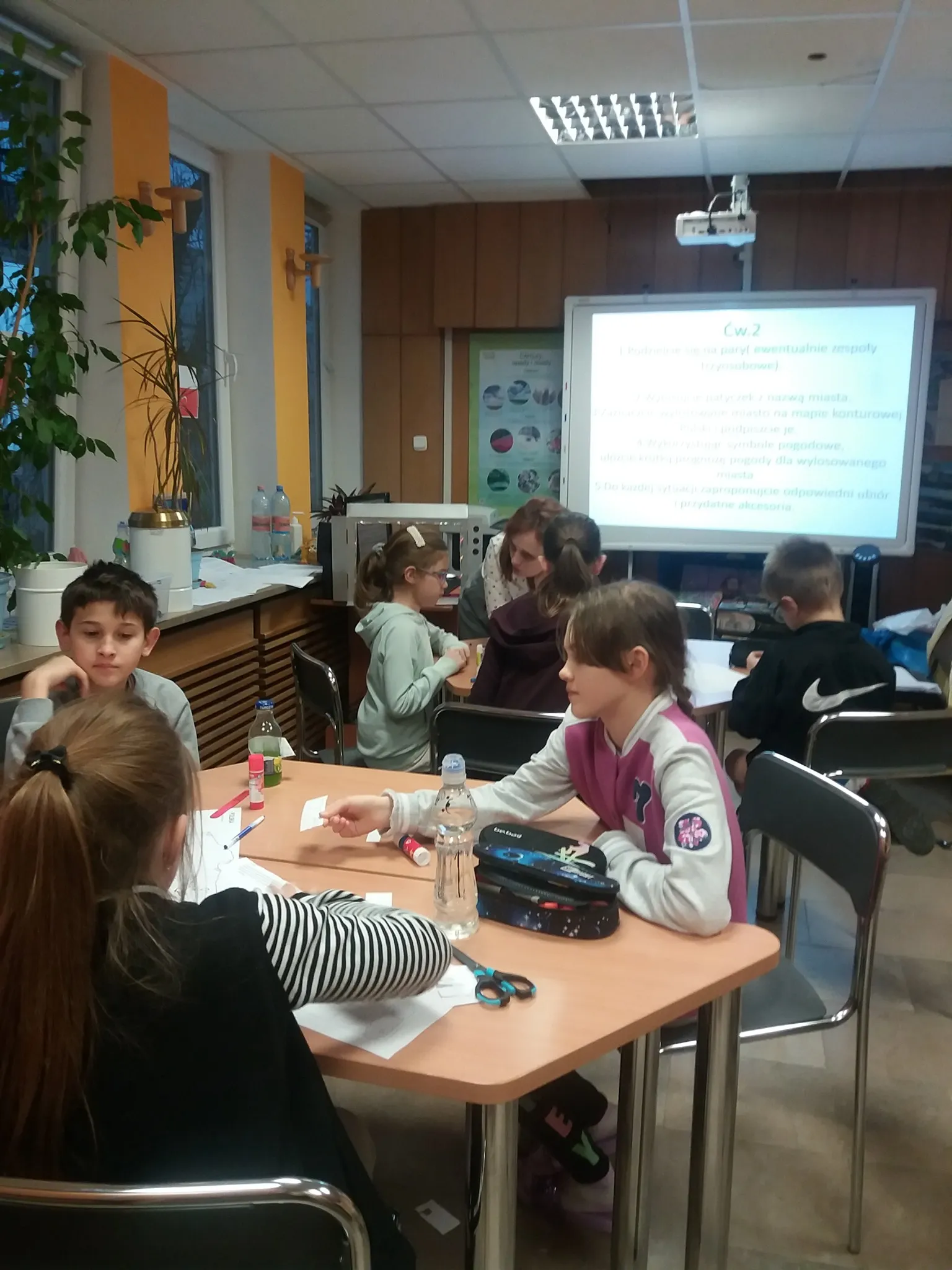 Lekcja przyrody i języka polskiego