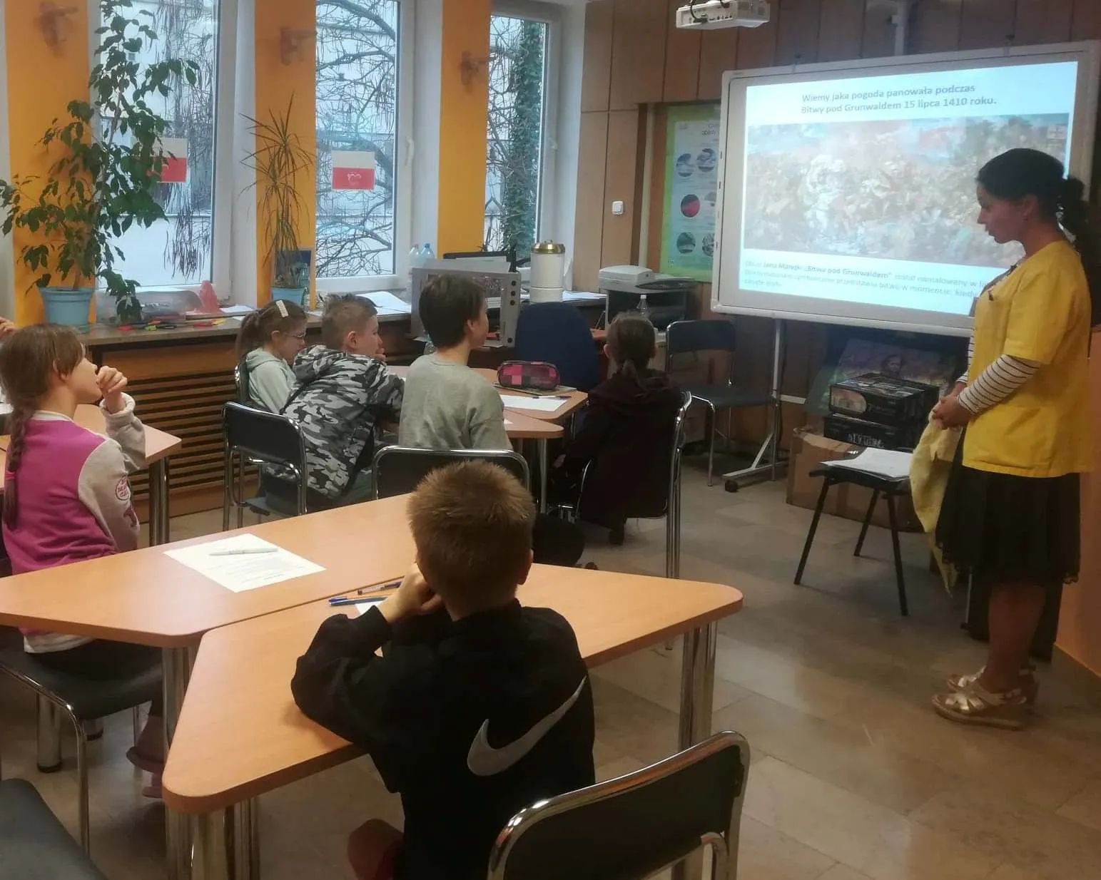 Lekcja przyrody i języka polskiego